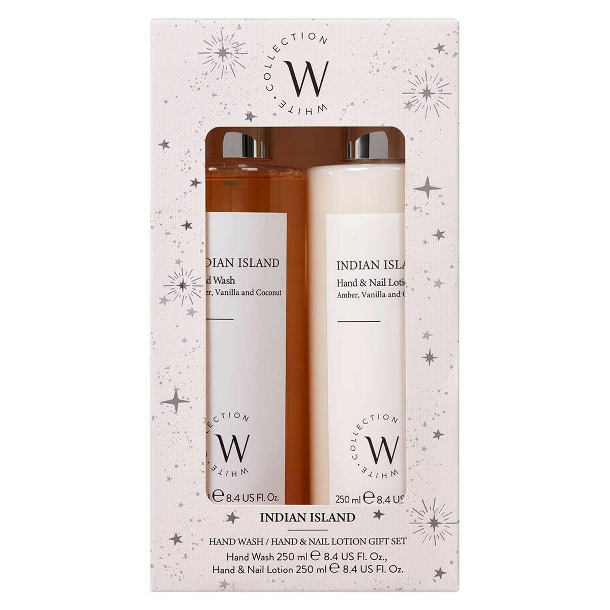 The White Collection Indian Island Hand Wash/Hand & Nail Lotion Gift Set GOODS Boots   