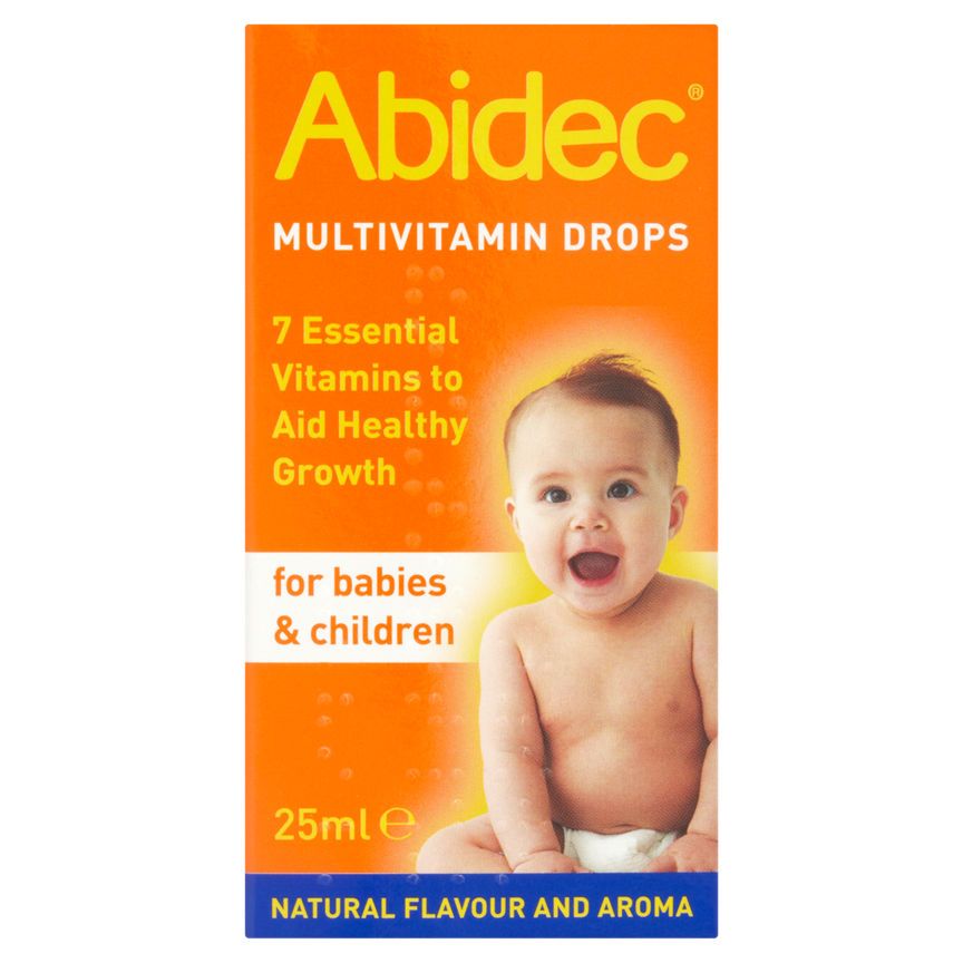 Abidec Multivitamin Drops for Babies & Children Suitable from Birth - McGrocer