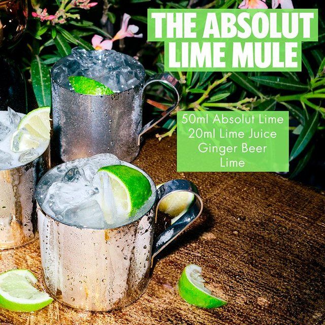 Absolut Lime Flavoured Swedish Vodka   70cl - McGrocer