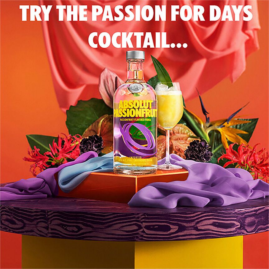 Absolut Passionfruit Flavoured Swedish Vodka