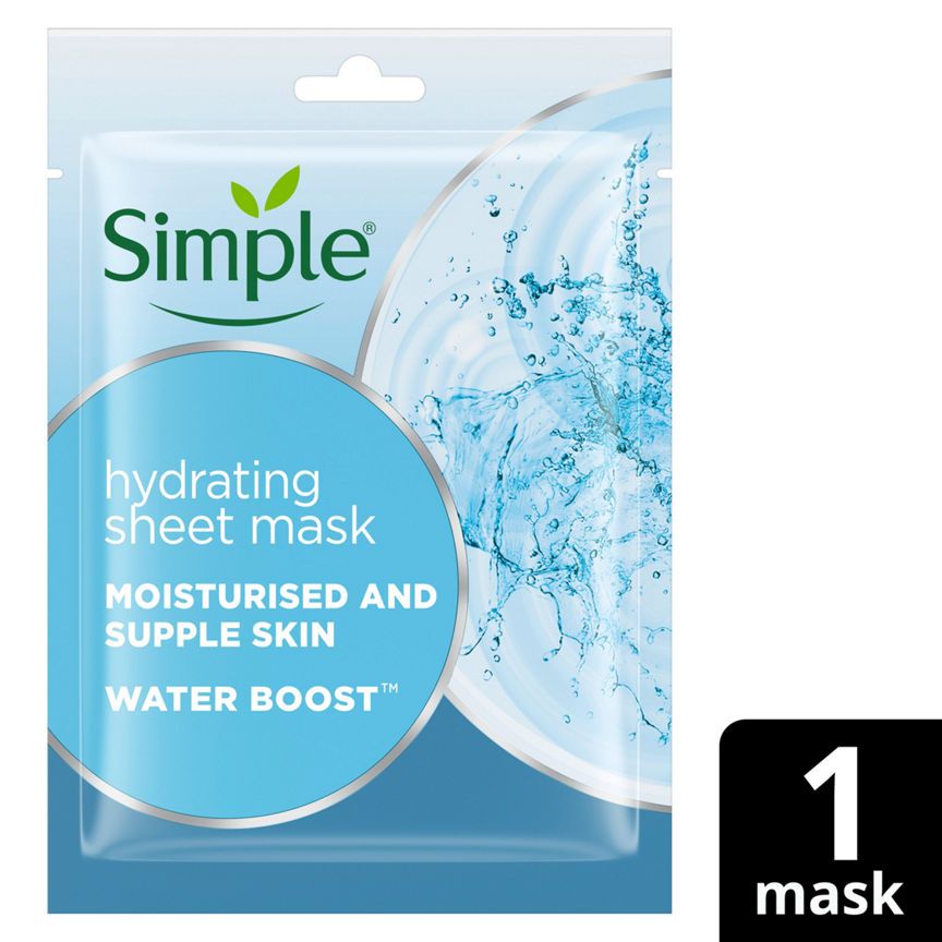 Simple Sheet Mask Hydrating 1 pc GOODS ASDA   