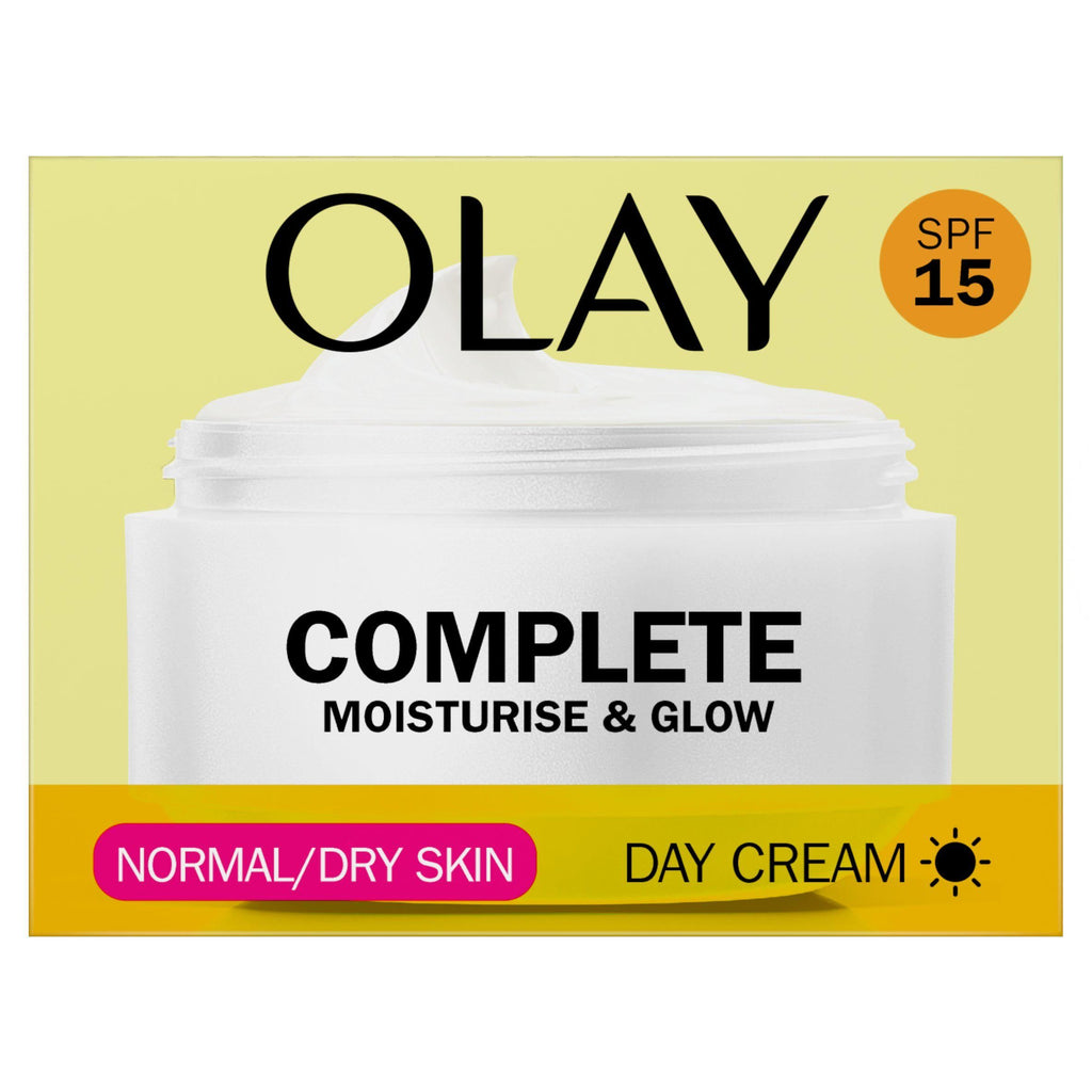 Olay Complete Moisturise & Glow Day Cream with SPF15 For Healthy Glowing Skin 50ml