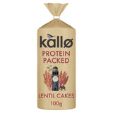 Kallo Protein Packed Lentil Cakes 100g GOODS Sainsburys   