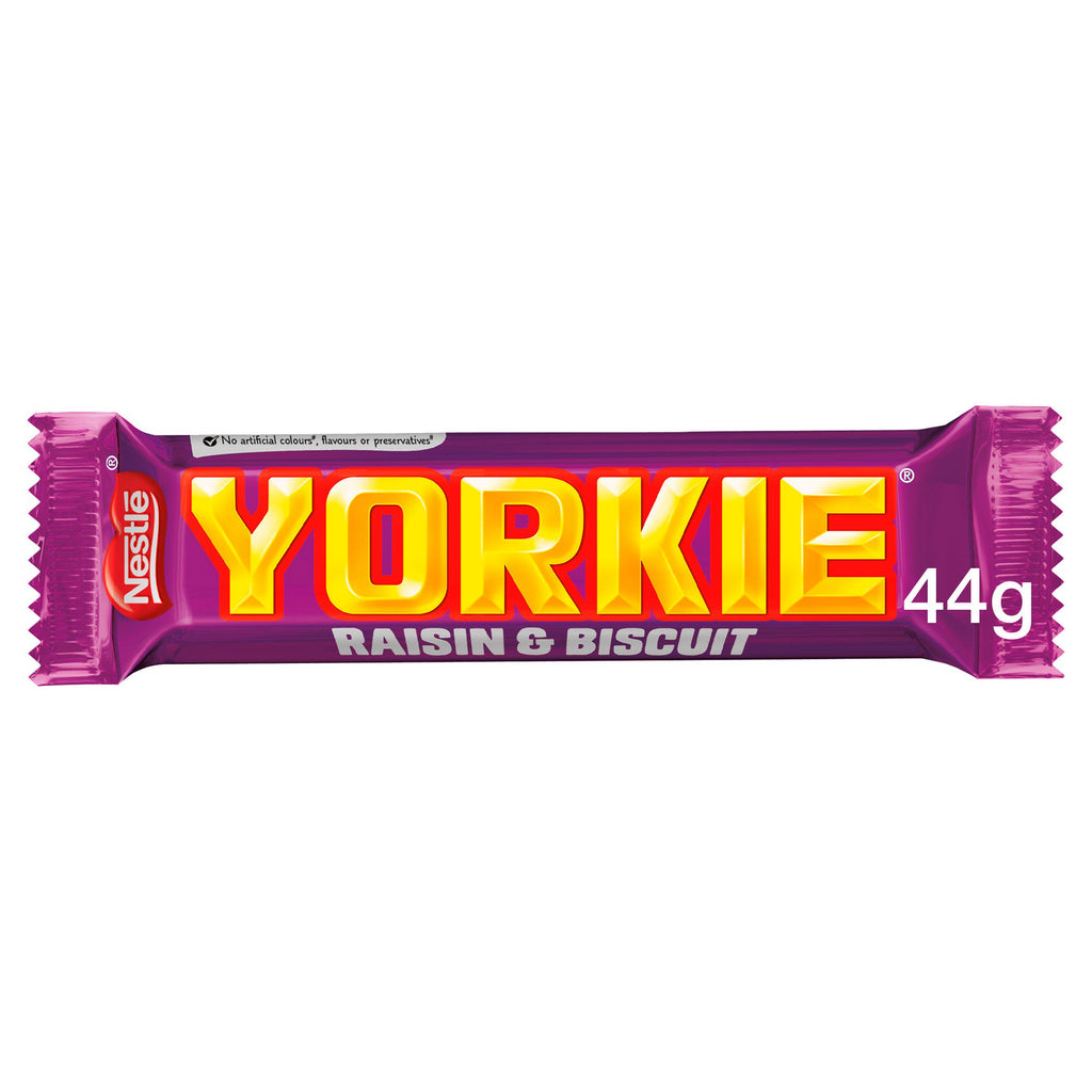 Yorkie Raisin & Biscuit Milk Chocolate Bar 44g