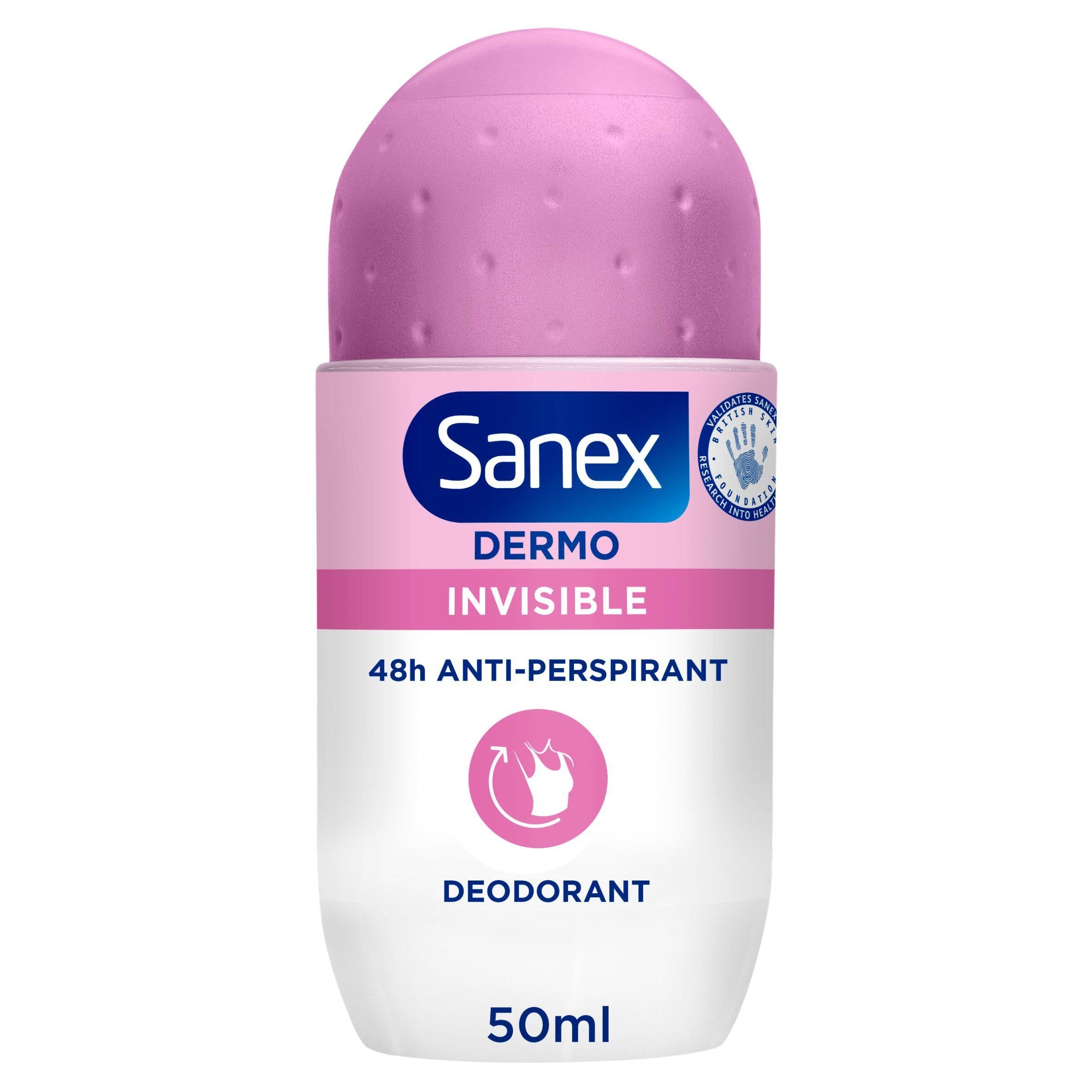 Sanex Dermo Invisible Roll On Antiperspirant 50ml Sanex Sainsburys   