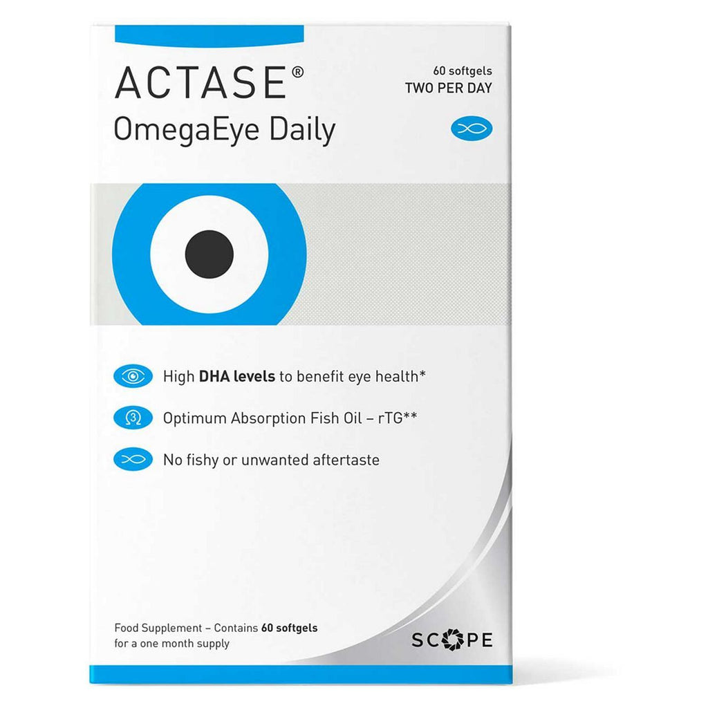 Actase OmegaEye Daily - 60 Softgel Capsules