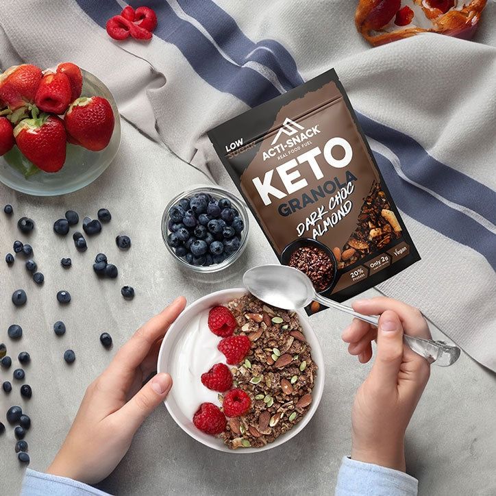 Acti-Snack Keto Granola Dark Chocolate Almond 300g