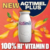 Actimel Plus 100% Vitamin D Mango & Turmeric Immunity Yoghurt Drink   8 x 100g