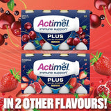 Actimel Plus 100% Vitamin D Mango & Turmeric Immunity Yoghurt Drink   8 x 100g