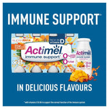 Actimel Supermix Mango Goji Berry Turmeric Cultured Yogurt Drink   8 x 100g