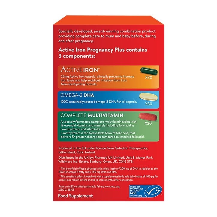 Active Iron Pregnancy Plus 90 Capsules