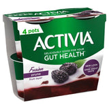 Activia Prune Fusions Yoghurt   4 x 120g