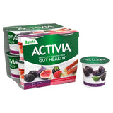 Activia Rhubarb Prune Fig Blackberry & Raspberry Multipack Fruit Yoghurt    8 x 115g