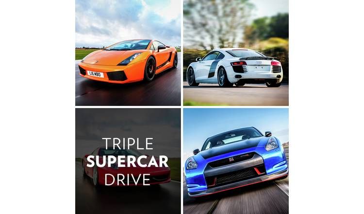 Activity Superstore Triple Supercar Drive Gift Experience