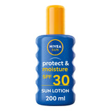 Nivea Sun Protect & Moisture Sun Cream Spray SPF30 200ml face & body skincare Sainsburys   