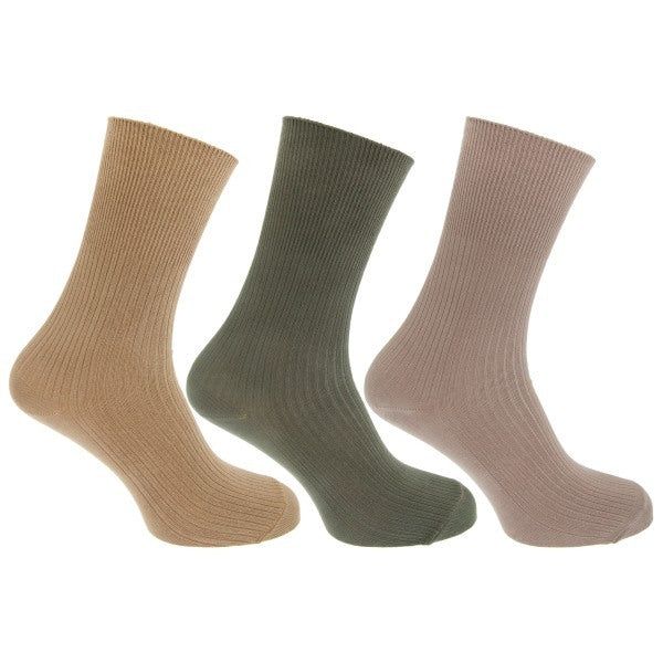 Mens Bamboo Viscose Socks (Pack Of 3) (UK Shoe 6-11)