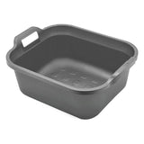 Addis Eco Metallic Silver Recycled Plastic Washing up Bowl 10 Litre