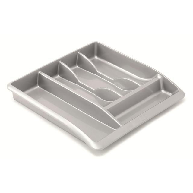 Addis Plastic Drawer Organiser Metallic