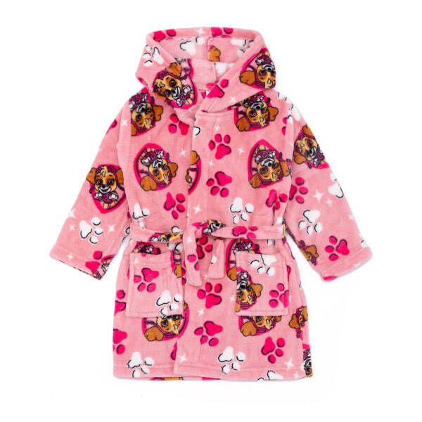 Paw Patrol Girls Hooded Dressing Gown (4-5 Years) GOODS Superdrug   