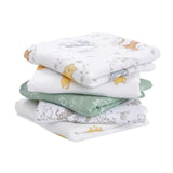 Aden+Anais essentials 5 pack cotton muslin squares Winnie+friends   5 per pack