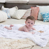 Aden + Anais Muslin Large Swaddle Safari Babes