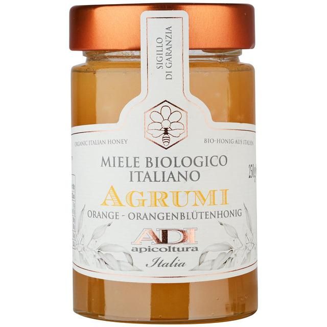 ADI Apicoltura Organic Orange Honey   250g - McGrocer