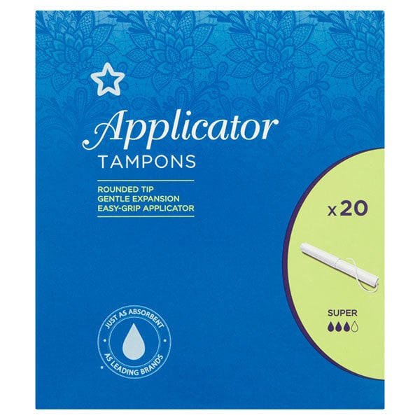 Superdrug Super Applicator Tampons x 20