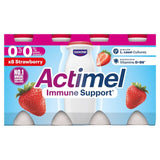 Actimel Strawberry 0% Added Sugar Fat Free Yoghurt Drink   8 x 100g