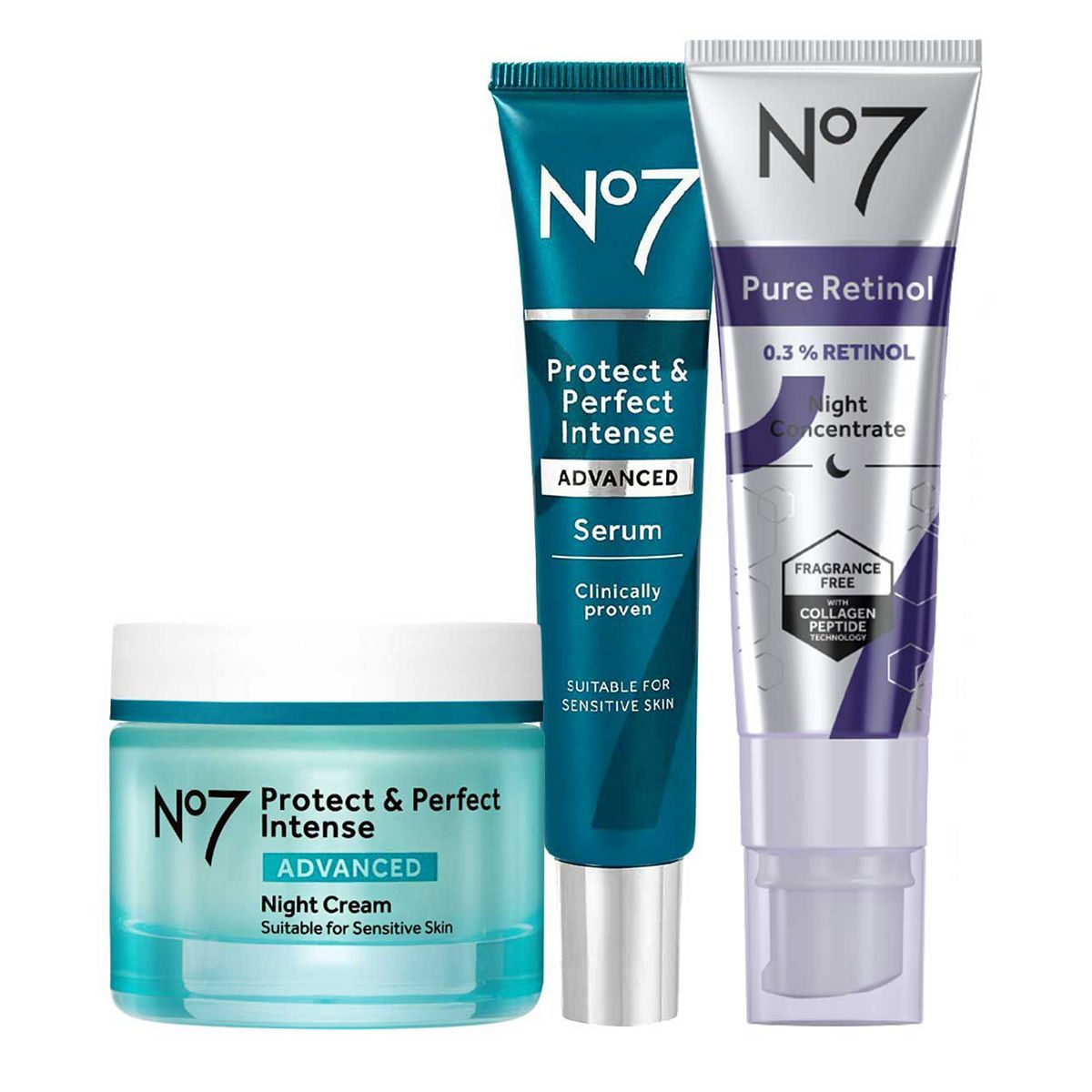 No7 Protect & Perfect Intense ADVANCED Night Regime GOODS Boots   