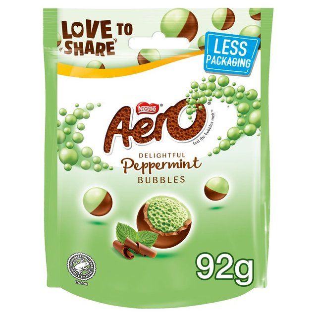 Aero Bubbles Peppermint Mint Chocolate Sharing Bag