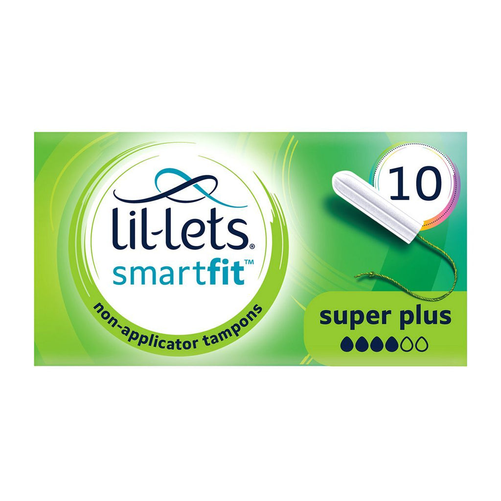 Lil-Lets Non-Applicator Tampons Super Plus 10 Pack