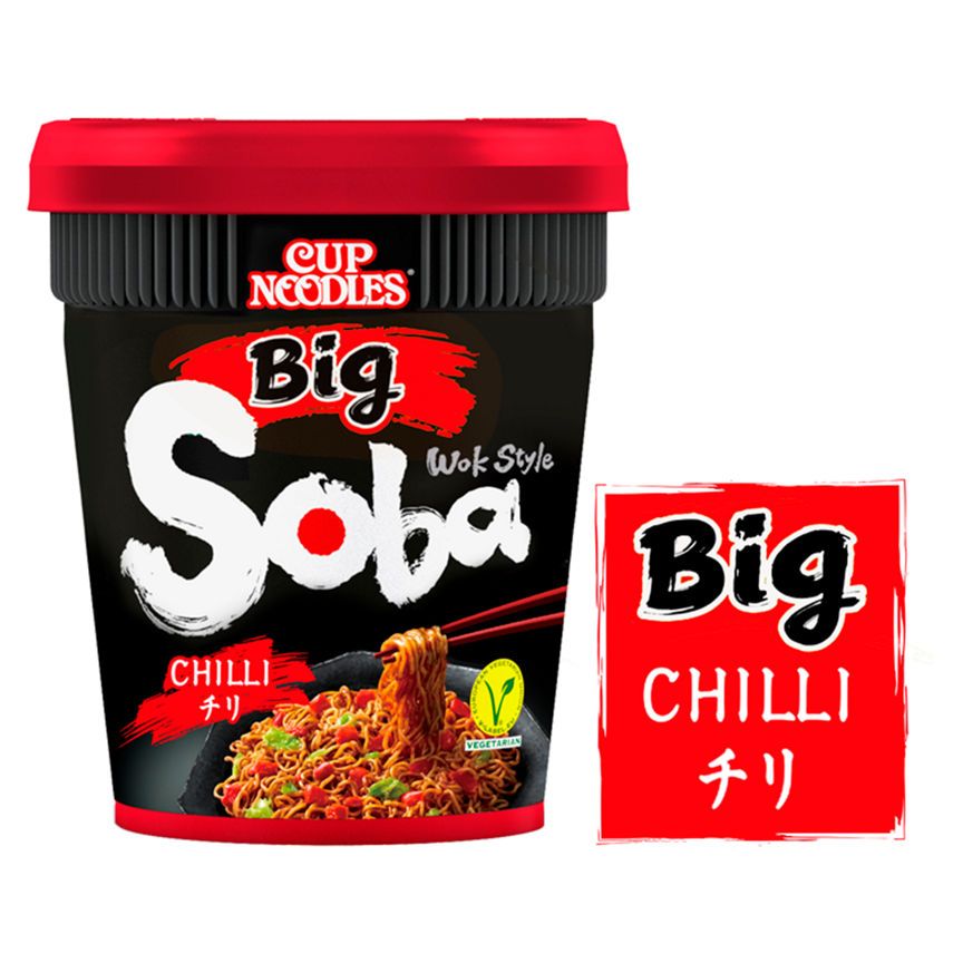 Nissin Cup Noodles Big Chilli Wok Style Soba