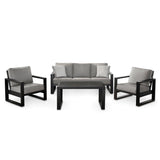 Agio Turin 4 Piece Deep Seating Patio Set