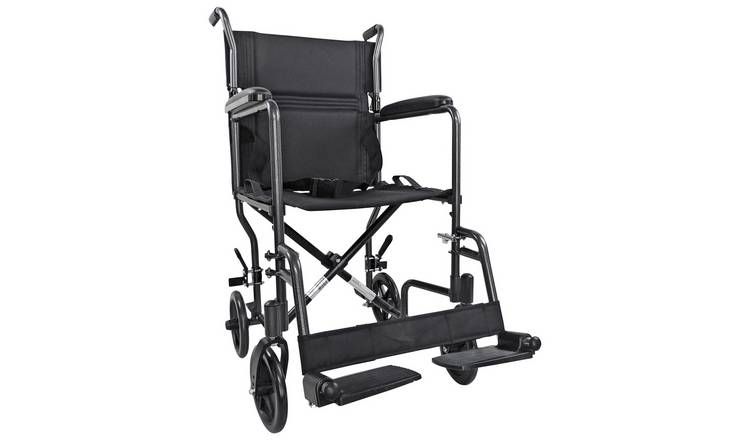 Aidapt Compact and Lightweight Aluminium Travel Wheelchair