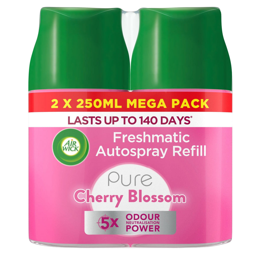 Air Wick Air Freshener Freshmatic Refill Pure Cherry Blossom 2x250ml