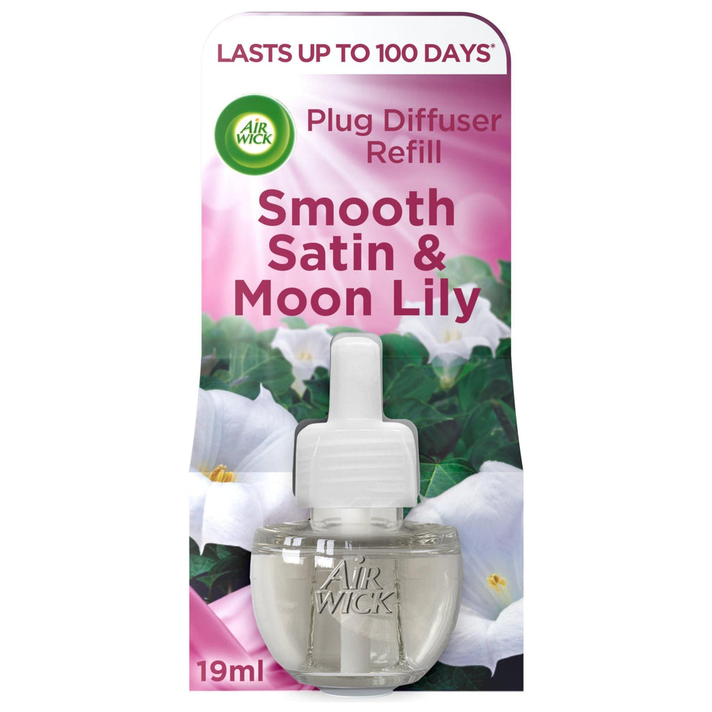 Air Wick Air Freshener Plug In Refill Smooth Satin & Moon Lily 19ml