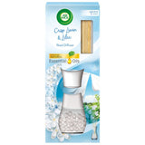 Air Wick Essential Oils Reed Diffuser Crisp Linen and Lilac - McGrocer