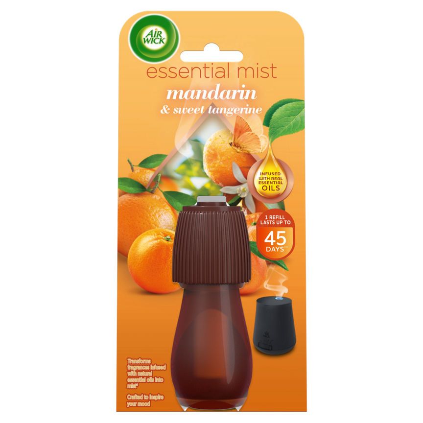 Air Wick Mandarin & Sweet Tangerine Essential Mist Single Refill 20ml Lasts up to 45 days