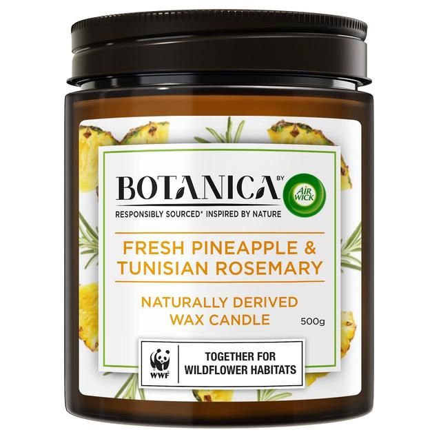 Airwick Botanica XXL Pineapple & Tunisian Rosemary Candle    500g - McGrocer