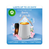 Airwick Essential Mist Kit Linen & Petals - McGrocer