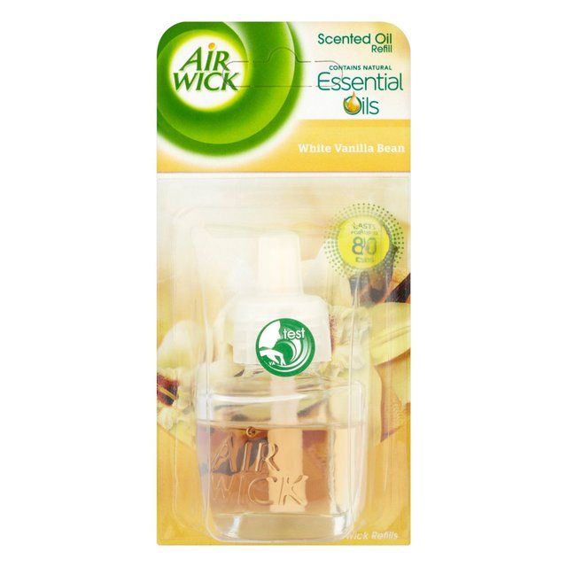 Airwick White Vanilla Bean Plug In Refill   19ml - McGrocer