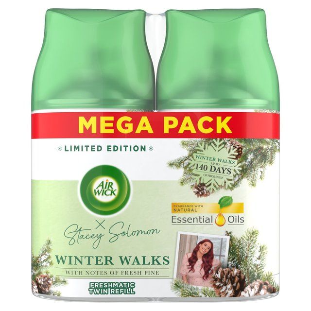 Airwick Winter Walks Freshmatic Twin Refill Stacey Solomon Collection