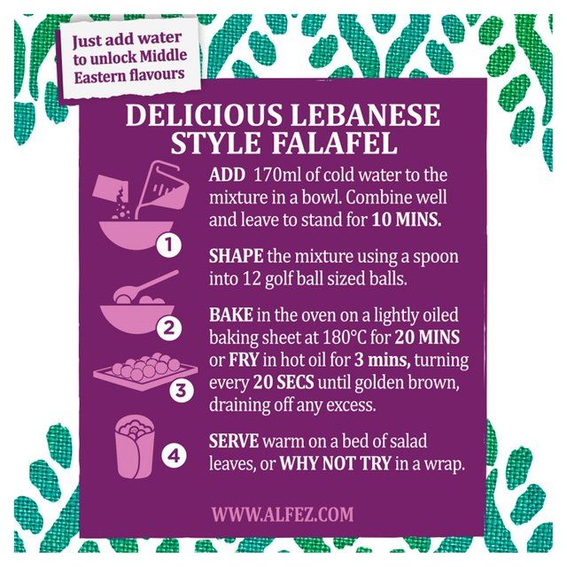 Al'Fez Lebanese Style Falafel Mix   150g - McGrocer