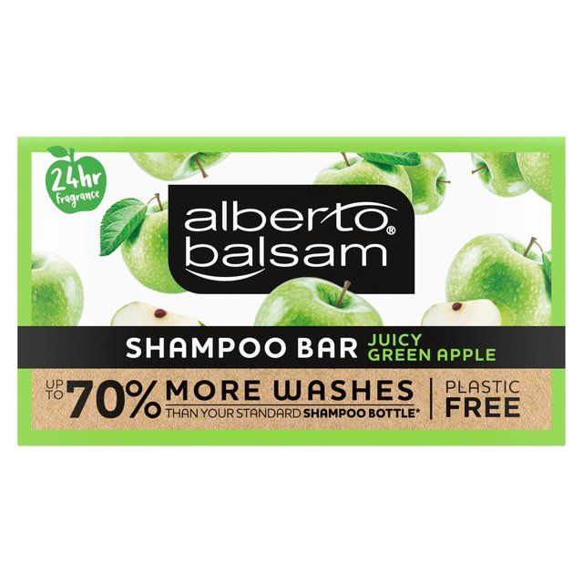 Alberto Balsam Juicy Green Apple Shampoo Bar   75g