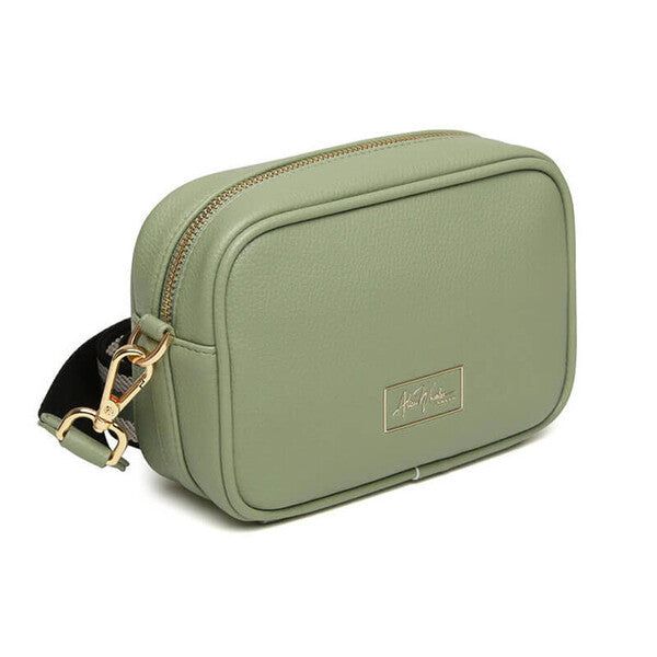 Alice Wheeler Mini Mayfair Sage Crossbody Bag