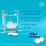 Alka Seltzer Original Pain Relief Effervescent Tablets   20 per pack