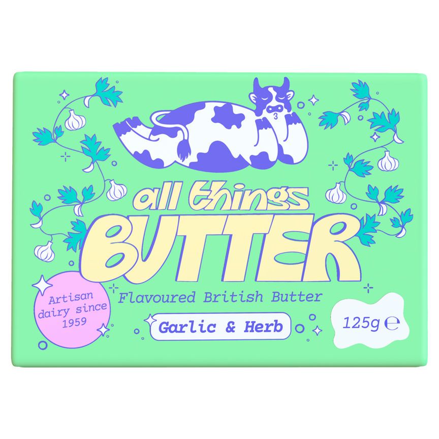All Things Butter British Garlic & Herb Butter 125g - McGrocer