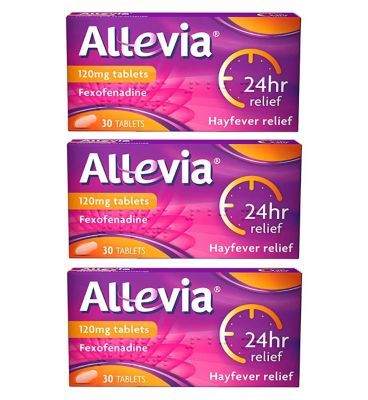 Allevia 120mg Tablets - 3 x 30 Tablets (3 Months Supply Bundle)