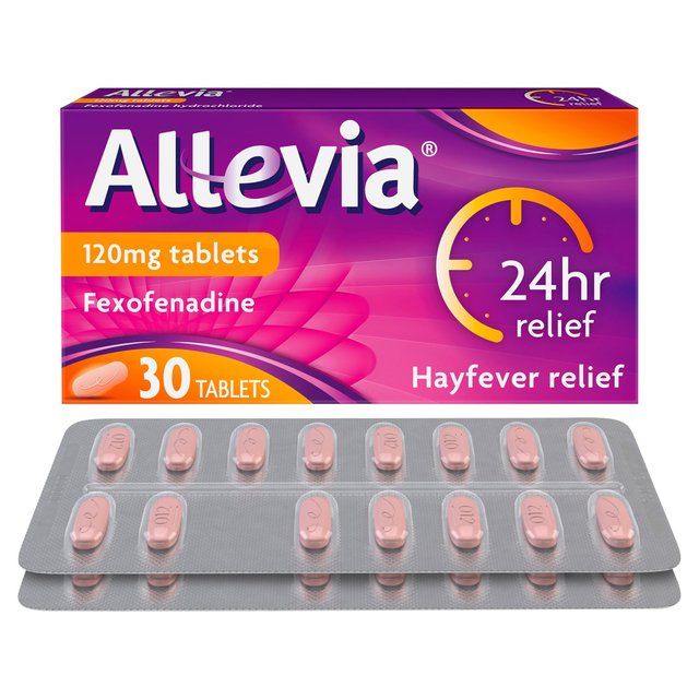 Allevia Hayfever Allergy Relief Tablets Fexofenadine   30 per pack