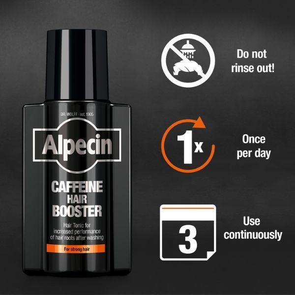 Alpecin Black Caffeine Hair Booster 2x 200ml - McGrocer